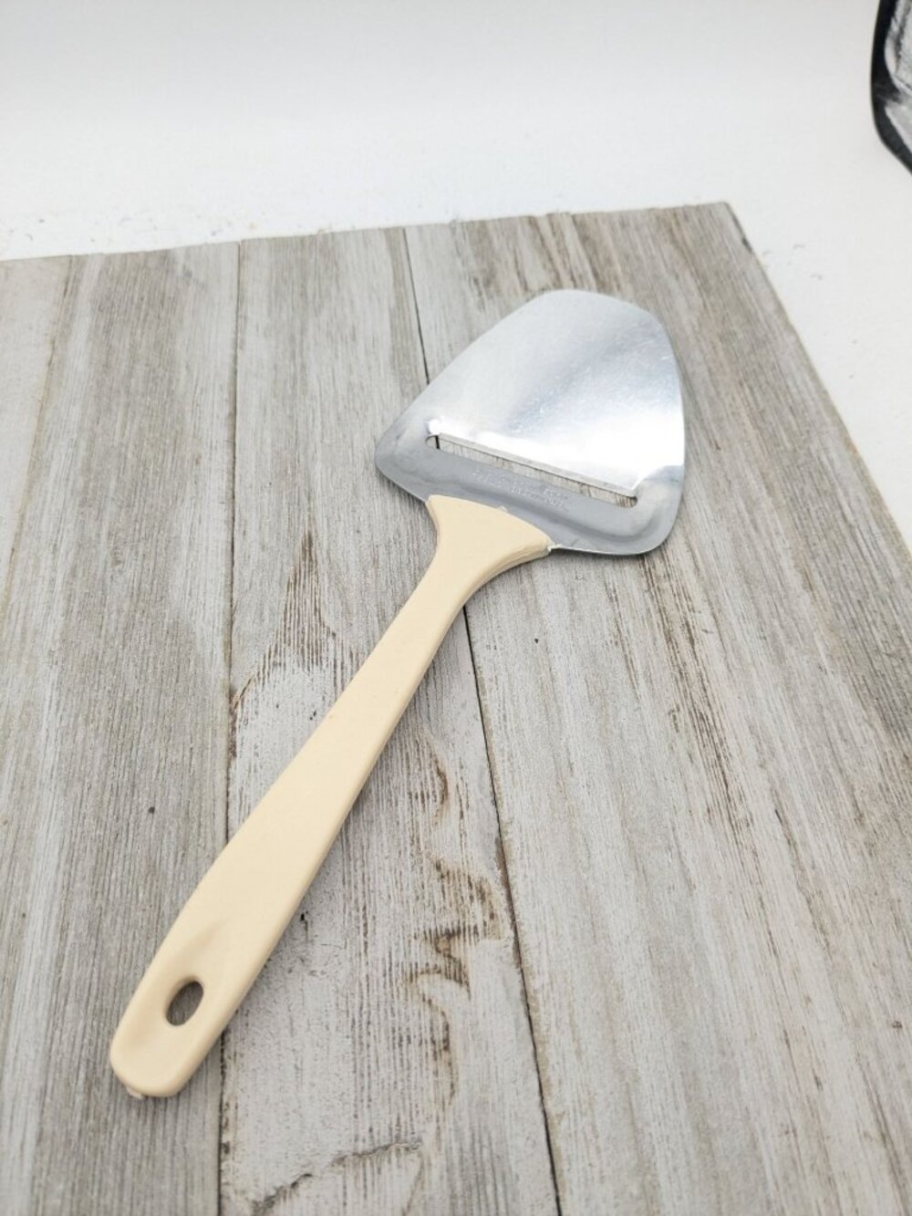 Cheese Slicer Planer Server Plane Stainless Steel Yellow Handle 9 3/4" Hong Kong
